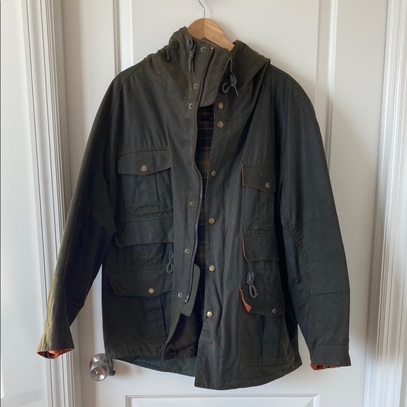 Barbour Green Military Field Jacket